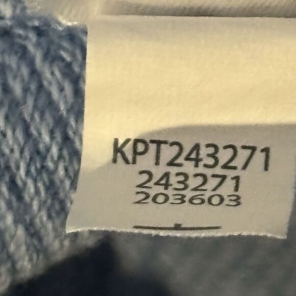 J. Jill Cotton Terry Tie-Waist Pull On Casual Skirt Light Powder Blue Size Large - Picture 14 of 16